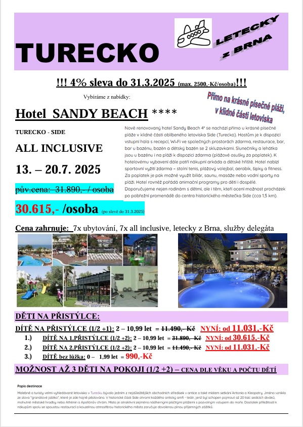 TURECKO - SANDY BEACH